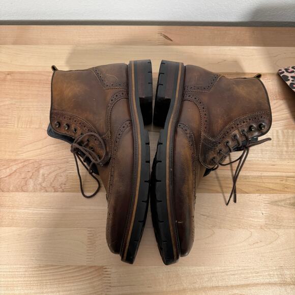 Johnston & Murphy XC Flex Brown Leather Wingtip Boots Men’s Size 9 main image 13